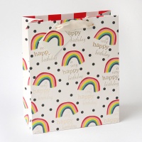 Rainbow Large Gift Bag By Caroline Gardner